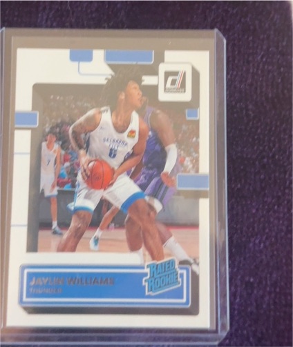 2022-23 Panini Donruss #241 Jaylin Williams — front