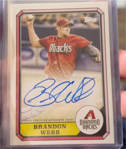 2025 Topps Archives #87BBA-BW Brandon Webb — front