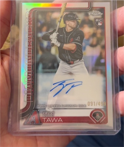 2025 Topps Chrome Update #AC-TT Tim Tawa — front