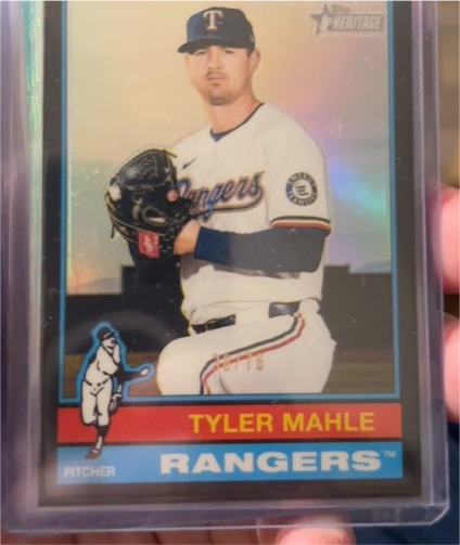 2025 Topps Heritage High Number #613 Tyler Mahle — front