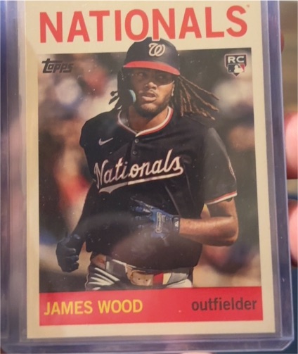 2025 Topps Archives #64 James Wood Washington Nationals Rookie Card — front