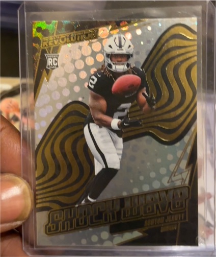 2025 Panini Revolution #11 Ashton Jeanty Shock Wave Rookie — front