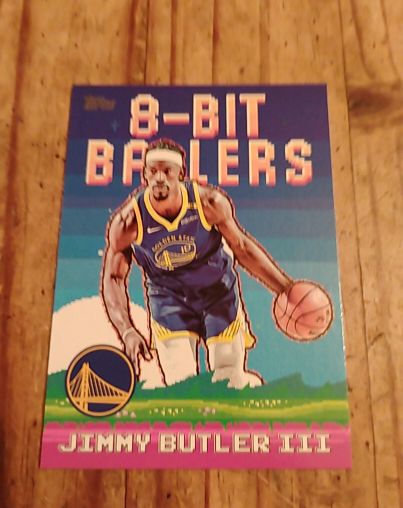 2025-26 Topps #8B-13 Jimmy Butler III 8-Bit Ballers Golden State Warriors — front