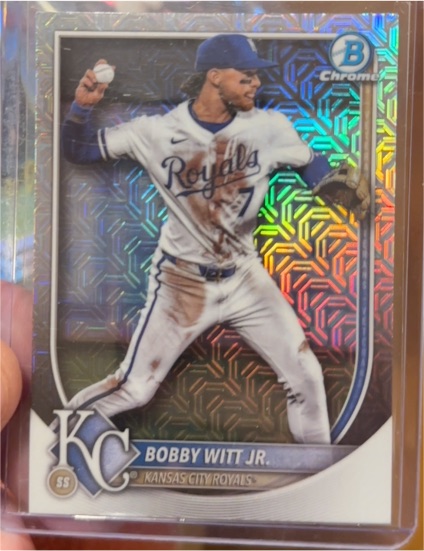 2025 Bowman Chrome #7 Bobby Witt Jr. — front