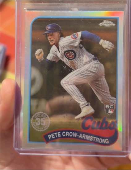 2024 Topps Chrome 1989 35th Anniversary #89CB-19 Pete Crow-Armstrong — front