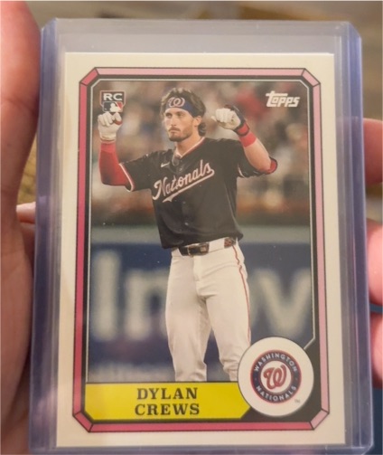 2025 Topps Archives 1987 Boardwalk and Baseball #87BB-4 Dylan Crews — front