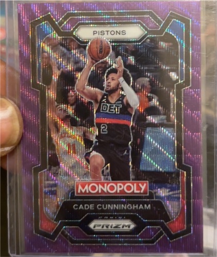 2023-24 Panini Prizm Monopoly #25 Cade Cunningham — front