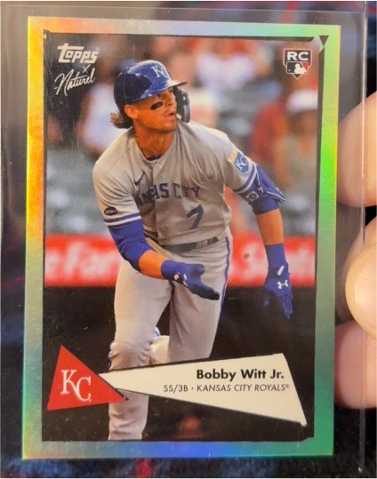 2023 Topps Series 1 #7 Bobby Witt Jr. — front
