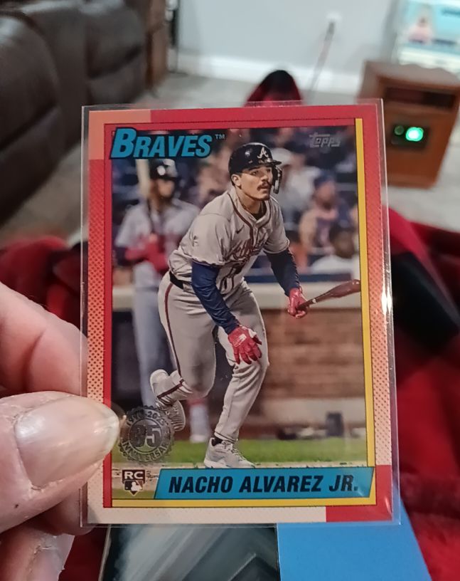 2025 Topps Series 1 - 1990 Topps Baseball #T90-79 Nacho Alvarez Jr. — front