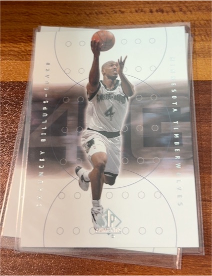 2000-01 Upper Deck SP Authentic #50 Chauncey Billups — front