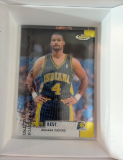 1999-00 Topps Finest #100 Travis Best — front