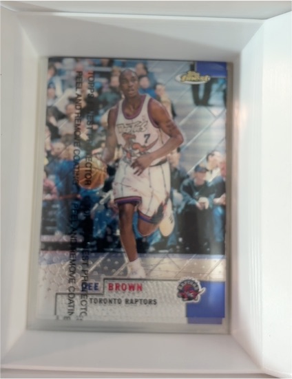 1998-99 Topps Finest #153 Dee Brown — front