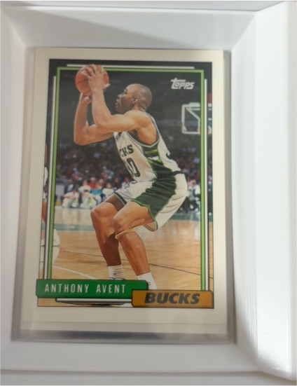 1992-93 Topps #321 Anthony Avent — front