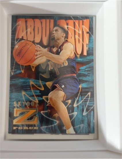 1996-97 SkyBox Z-Force #22 Mahmoud Abdul-Rauf — front