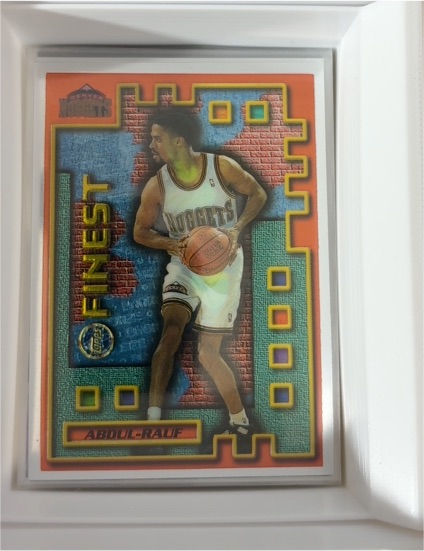 1995-96 Topps Finest Mystery #M33 Mahmoud Abdul-Rauf — front