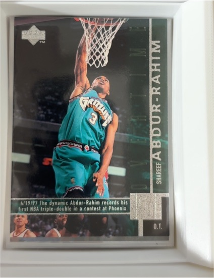 1997-98 Upper Deck #329 Shareef Abdur-Rahim — front
