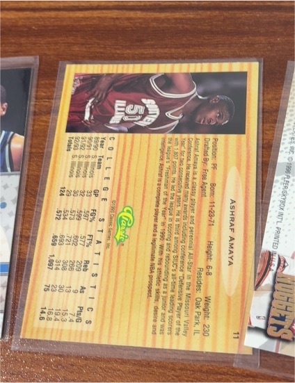 1993 Classic #11 Ashraf Amaya — front
