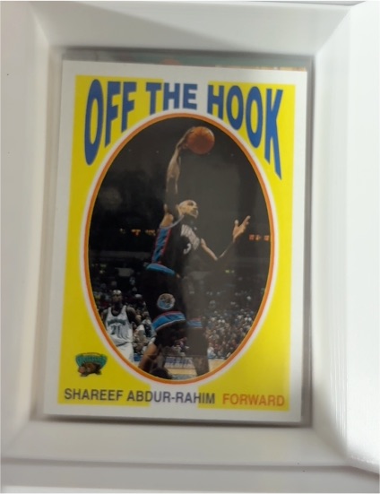 2000-01 Topps Heritage Off the Hook #OH14 Shareef Abdur-Rahim — front