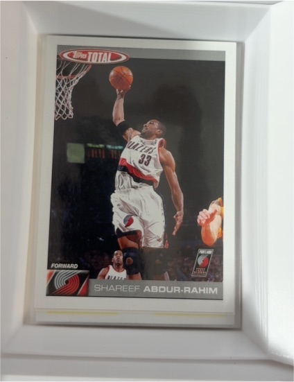 2004-05 Topps #25 Shareef Abdur-Rahim — front
