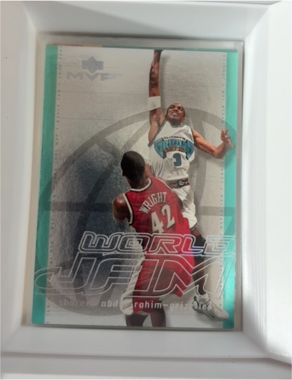 2000-01 Upper Deck MVP #WJ12 Shareef Abdur-Rahim World Jam Vancouver Grizzlies — front