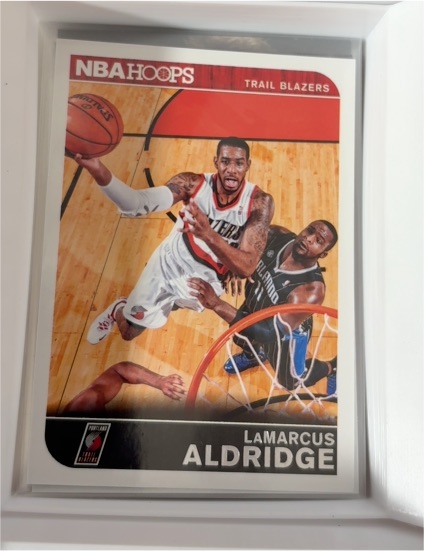 2012-13 Panini NBA Hoops #124 LaMarcus Aldridge — front