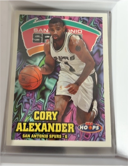 1997-98 NBA Hoops #304 Cory Alexander — front