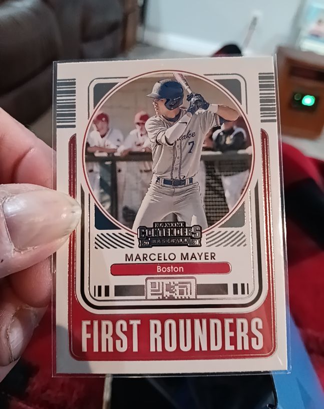 2021 Panini Contenders First Rounders #FR-MM Marcelo Mayer — front