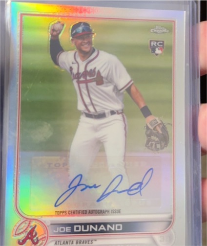 2022 Topps Chrome Update #AC-JDD Joe Dunand — front