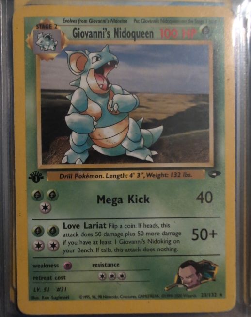 2000 Pokémon Gym Challenge #23 Giovanni's Nidoqueen — front