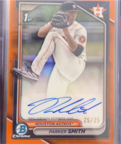 2024 Bowman Chrome #BDC-186 Parker Smith — front