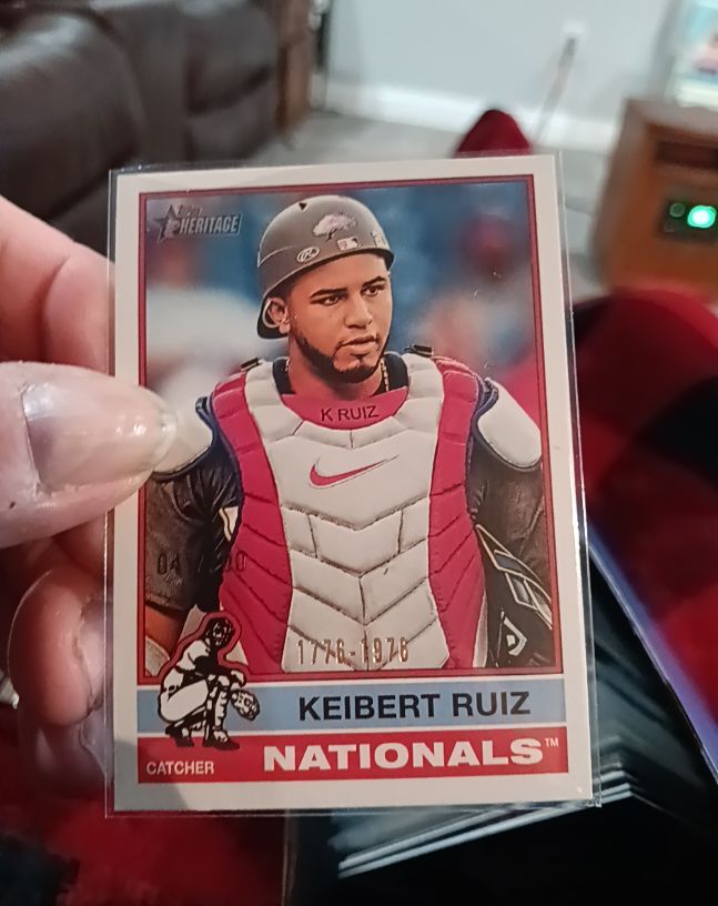 2025 Topps Heritage #163 Keibert Ruiz — front