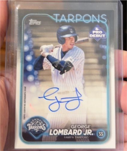 2024 Topps Pro Debut #PD-190 George Lombard Jr. — front
