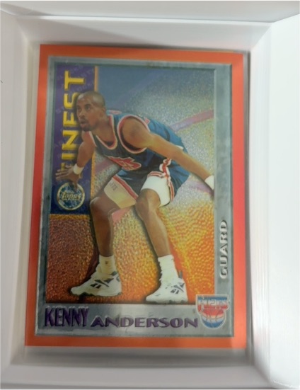 1995-96 Topps Finest Mystery #M5 Kenny Anderson — front