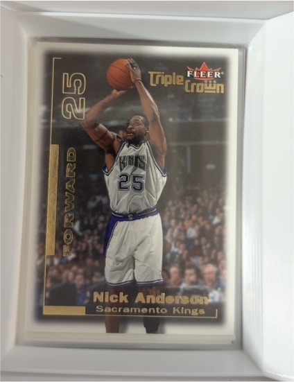 2000 Fleer Triple Crown #25 Nick Anderson — front