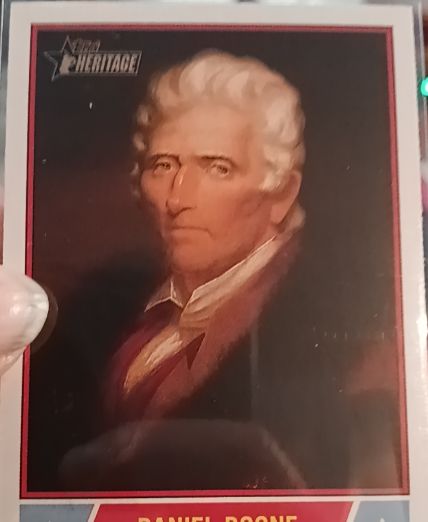 2025 Topps Heritage Notable Americans #NS-42 Daniel Boone — front