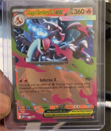 Mega Charizard X ex 029 ME: Mega Evolution Promo — front