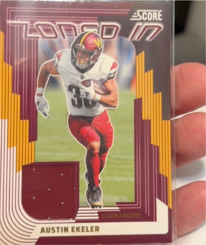 2025 Score #ZON-AER Austin Ekeler — front