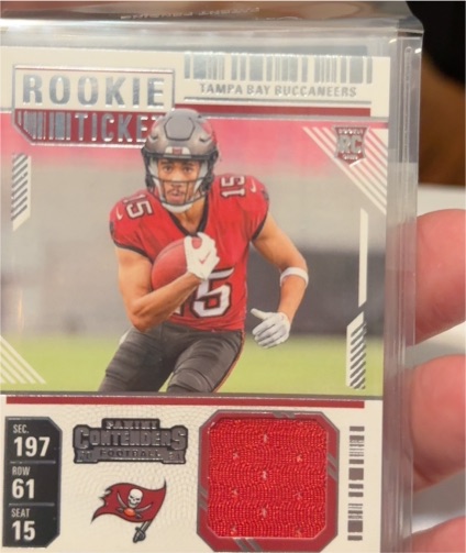 2024 Panini Contenders Rookie Ticket #RTS-JMN Jalen McMillan — front
