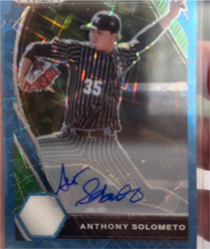 2021 Panini Prizm Draft Picks #PDP37 Anthony Solometo — front