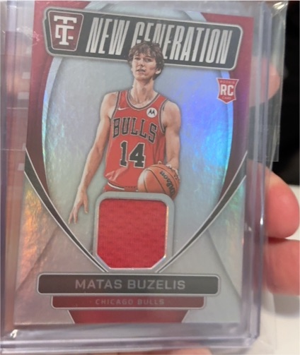 2024-25 Panini Totally Certified New Generation #NGJ-MTB Matas Buzelis — front