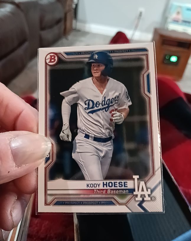 2021 Bowman 1st Edition #BFE-39 Kody Hoese — front
