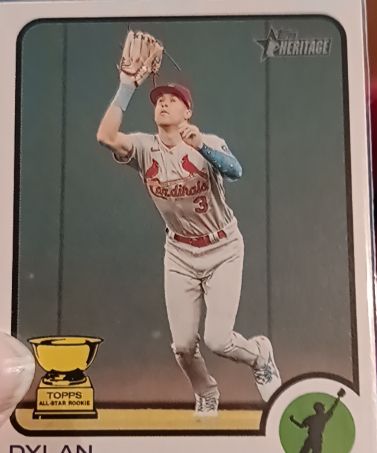 2022 Topps Heritage #259 Dylan Carlson — front