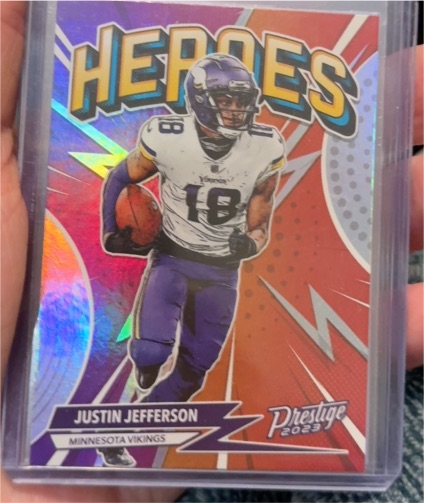2023 Panini Prestige #H-8 Justin Jefferson — front