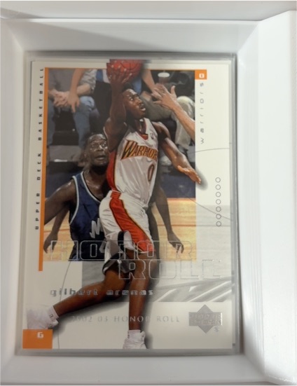 2002-03 Upper Deck Honor Roll #27 Gilbert Arenas — front