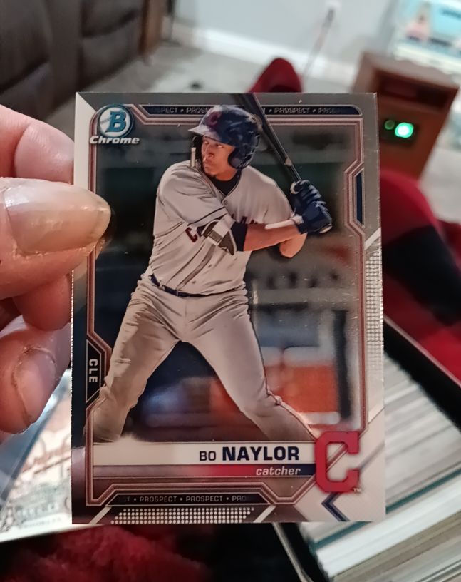 2021 Bowman Chrome Prospects #BCP-124 Bo Naylor — front