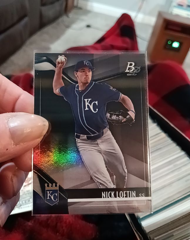 2021 Bowman Platinum #TOP-68 Nick Loftin — front