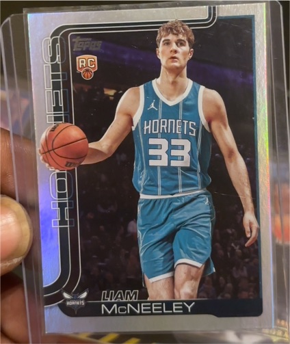 2025-26 Topps Basketball #229 Liam McNeeley — front