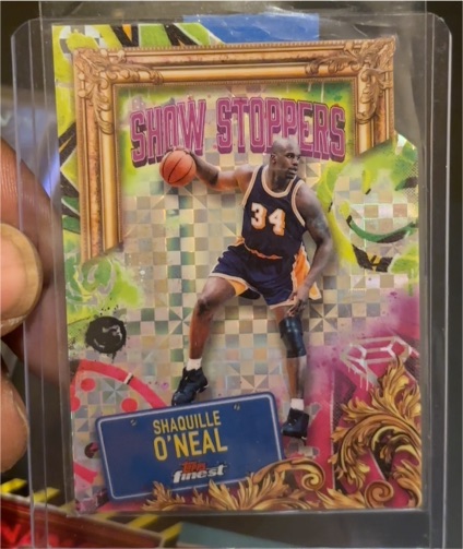 2024-25 Topps Finest #S-8 Shaquille O'Neal Show Stoppers — front