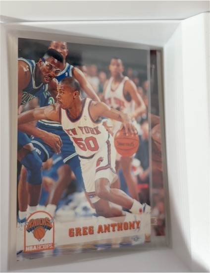 1993-94 NBA Hoops #143 Greg Anthony — front