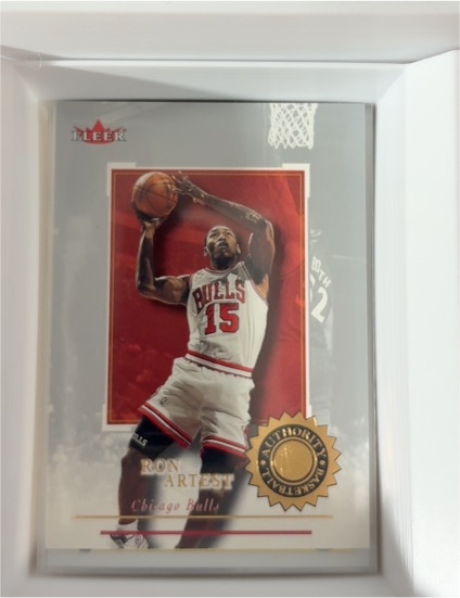 2000-01 Fleer Authority Prominence #51 Ron Artest — front